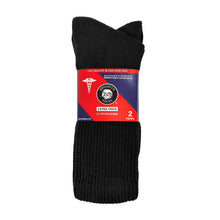 Load image into Gallery viewer, Diabetic Slipper Socks, Extra Thick Cotton Triple Cushioned Crew Socks (Size 10-13)