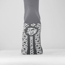 Load image into Gallery viewer, Women's Non-Skid Diabetic Cotton Quarter Socks with Non Binding Top (Grey) - 6 Pairs