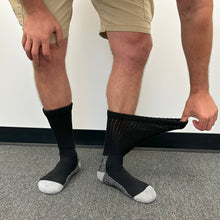 Load image into Gallery viewer, Diabetic Slipper Socks, Extra Thick Cotton Triple Cushioned Crew Socks (Size 10-13)
