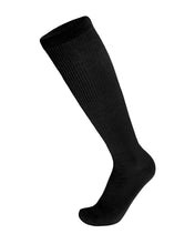 Load image into Gallery viewer, Men's Diabetic Over the Calf Knee High Cotton Socks (Black) - 6 Pairs