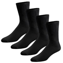 Load image into Gallery viewer, Thin Combed Cotton Diabetic Socks, Loose, Wide, Non-Binding Low-Crew Socks (Fits Shoe Size 7-11 )
