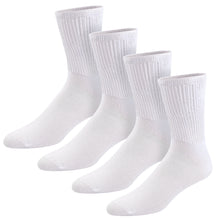 Load image into Gallery viewer, Thin Combed Cotton Diabetic Socks, Loose, Wide, Non-Binding Low-Crew Socks (Fits Shoe Size 7-11 )
