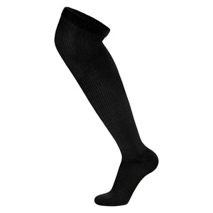 Men's Diabetic Over the Knee Cotton Socks (Black) - 4 Pairs