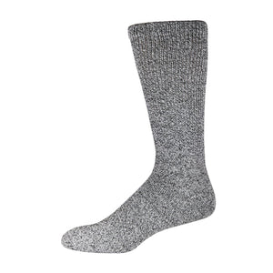 Women's 6 Pairs of Super-Soft Cotton Crew Socks (Marled Heather Grey)