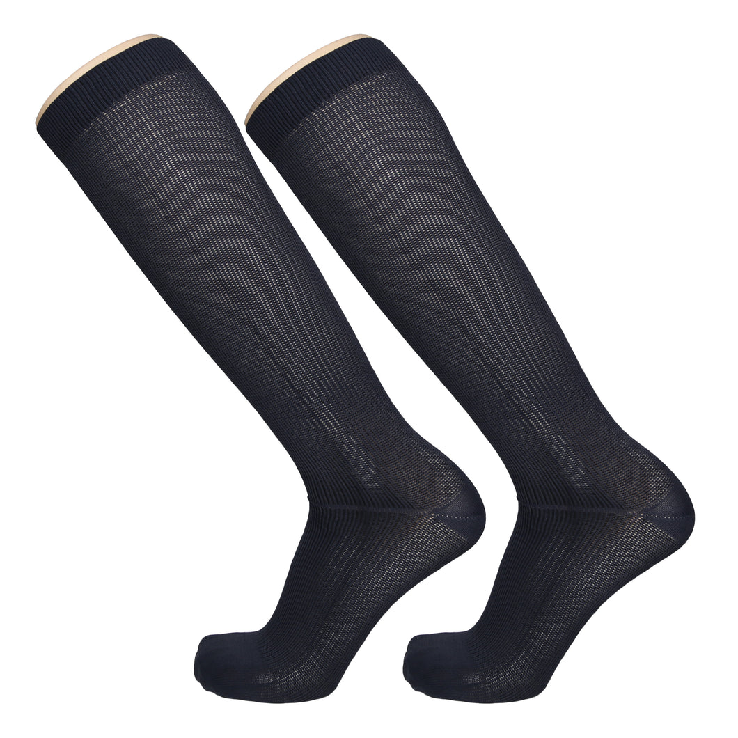 Women's Compression Knee High Stocking 10-20 mmHg, Medical Circulation Socks - 2 Pairs, Women's US Shoe Size 8-10.5