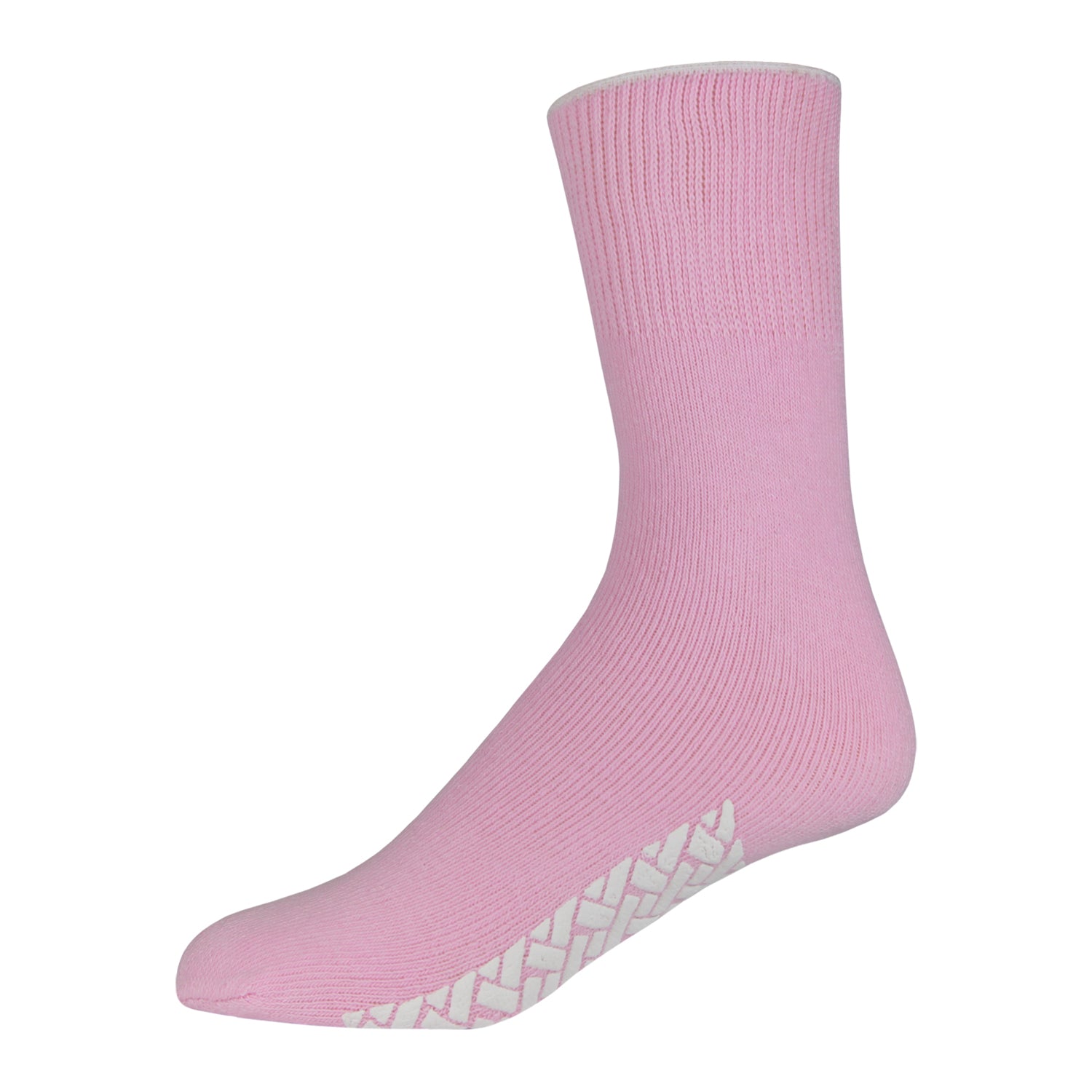 Men's Non Skid Diabetic Hospital Socks with Rubber Gripper Bottom